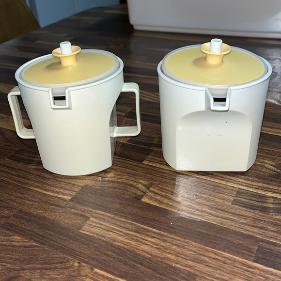 Tupperware Kitchen Tupperware Sugar And Creamer Set Poshmark